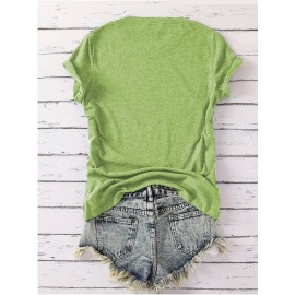 Women's Turquoise Christian Faith T-Shirt with Psalm 23 