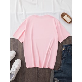 Plus Size - Women'S Plus Size Casual T-Shirt - 