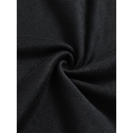 Plus Size, Plus Size Women's V-Neck Short Sleeve T-Shirt - Happy New Year 2026 Fireworks Print Slim-Fit Breathable Top, Black & Golden Sparkling Casual Shirt for Parties, Casual Attire & NYE Celebrations, Machine Washable Spring Summer Fashion