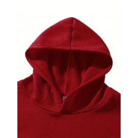 [Plus Size Sweatshirt] Plus Size Women's Casual Sweatshirt | Autumn and Winter Long-Sleeved Pullover with Pockets | Mute S Printed Round Neck